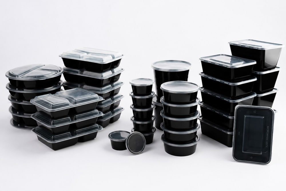 Compartment Containers Round Containers and Rectangle Containers for Food packaging - Damati