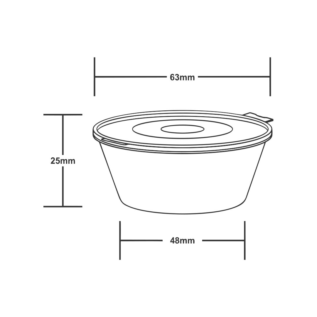 Hinge 2 oz Dimensions