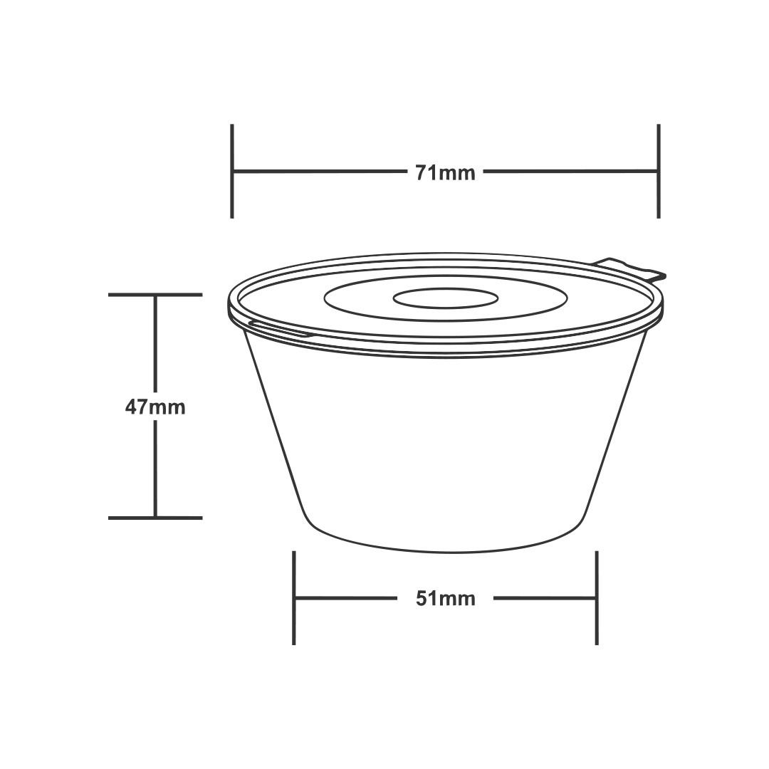 Hinge 4oz Dimensions