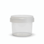 IML Round Tub with Lid 100 ml Transparent