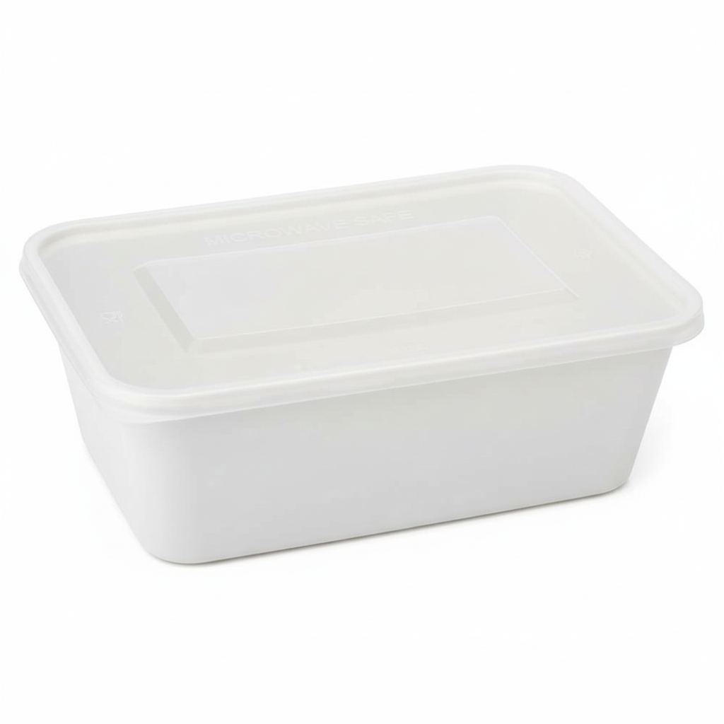 Rectangular 1000 ml White