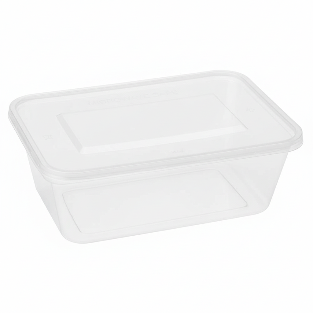 Rectangular 1000 ml Transparent