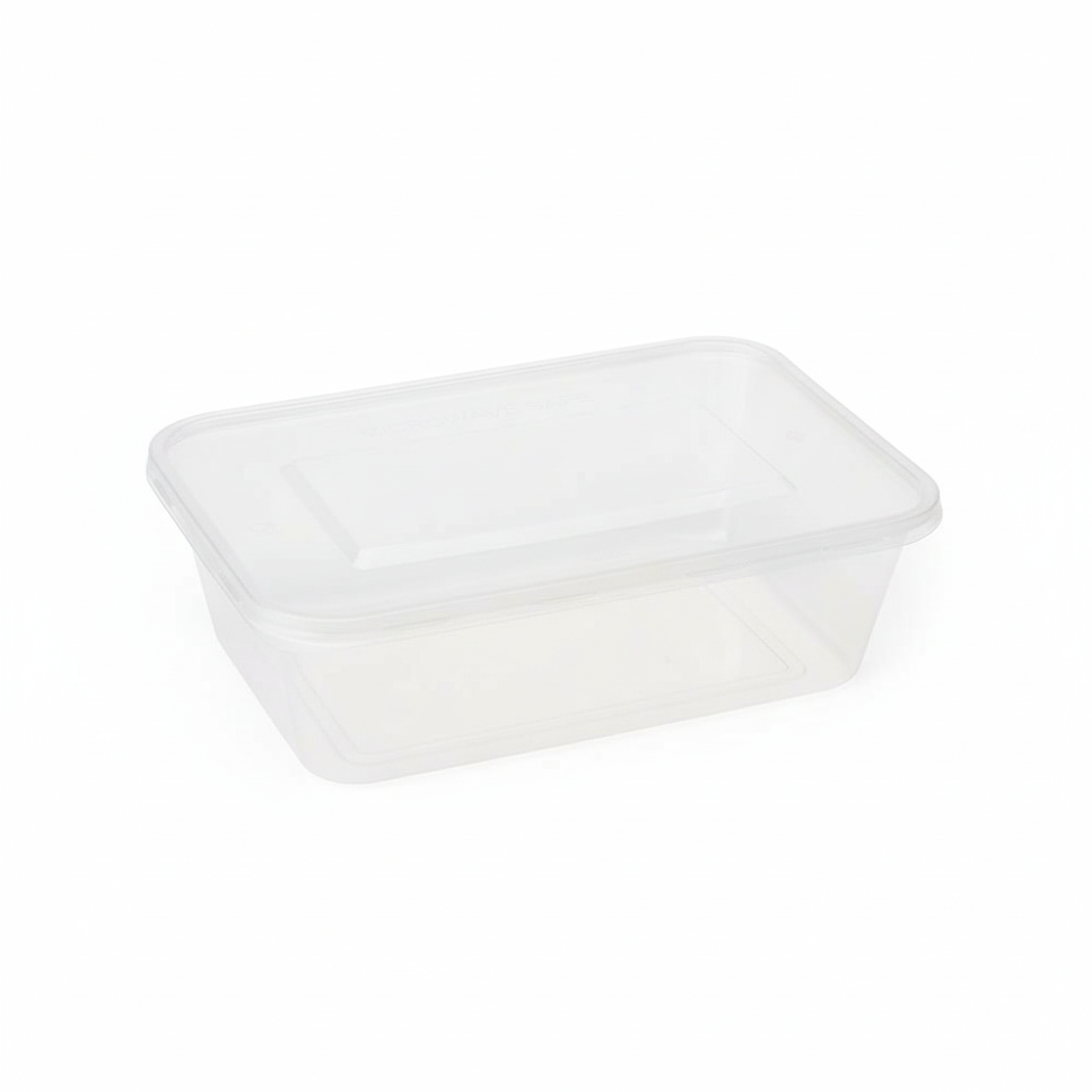 Rectangular 650 ml Transparent