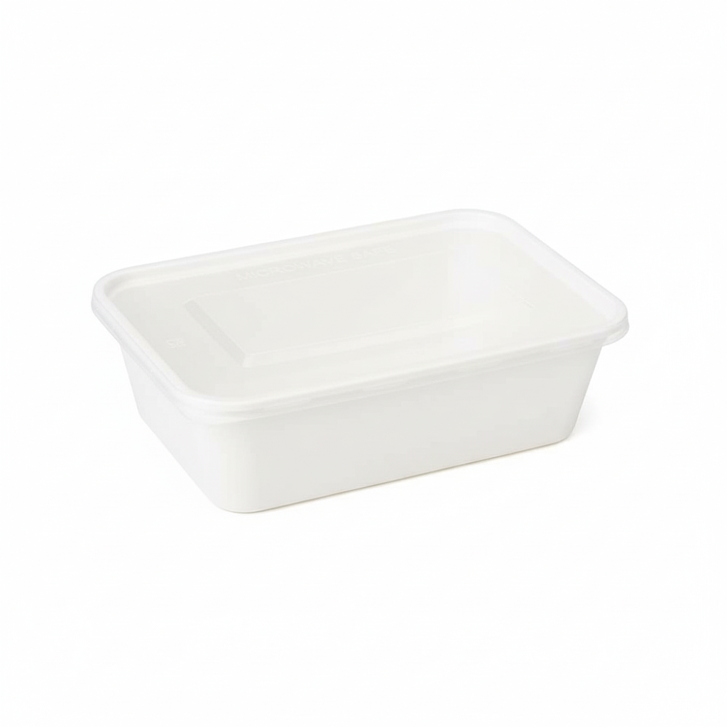 Rectangular 650 ml White