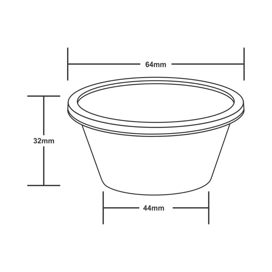 Round Series 2 OZ Dimensions