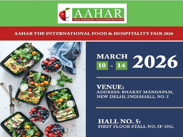 Aahar 2026 International Food & Hospitality Fair at New Delhi - Damati