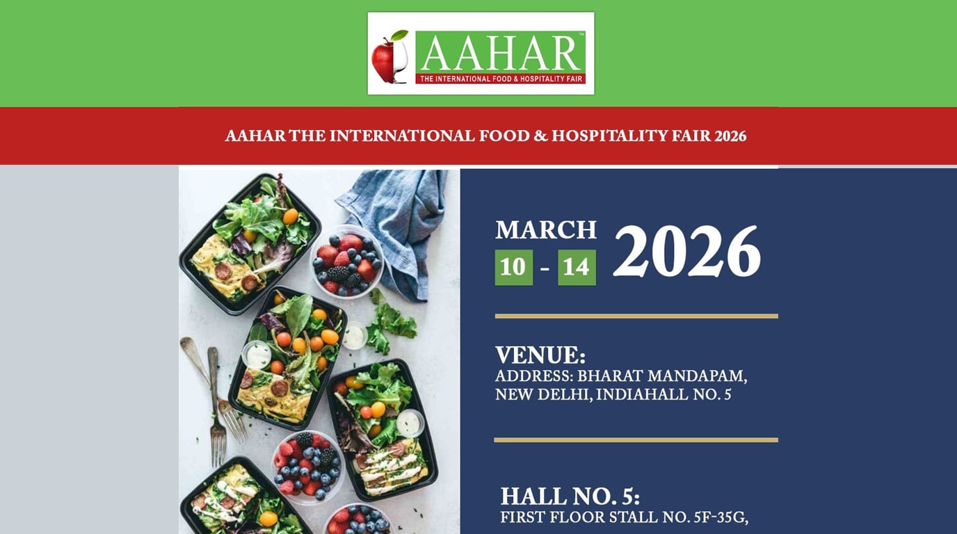 Aahar 2026 — International Food & Hospitality Fair - Damati