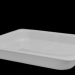 GN Pans: DP1/2-040 mm White