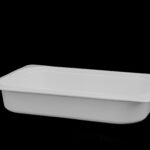 GN Pans: DP1/4-045 mm White