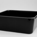 GN Pans: DP1/4-100 mm Black