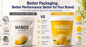 IML Plastic Containers for Dairy and Ice Cream Packaging