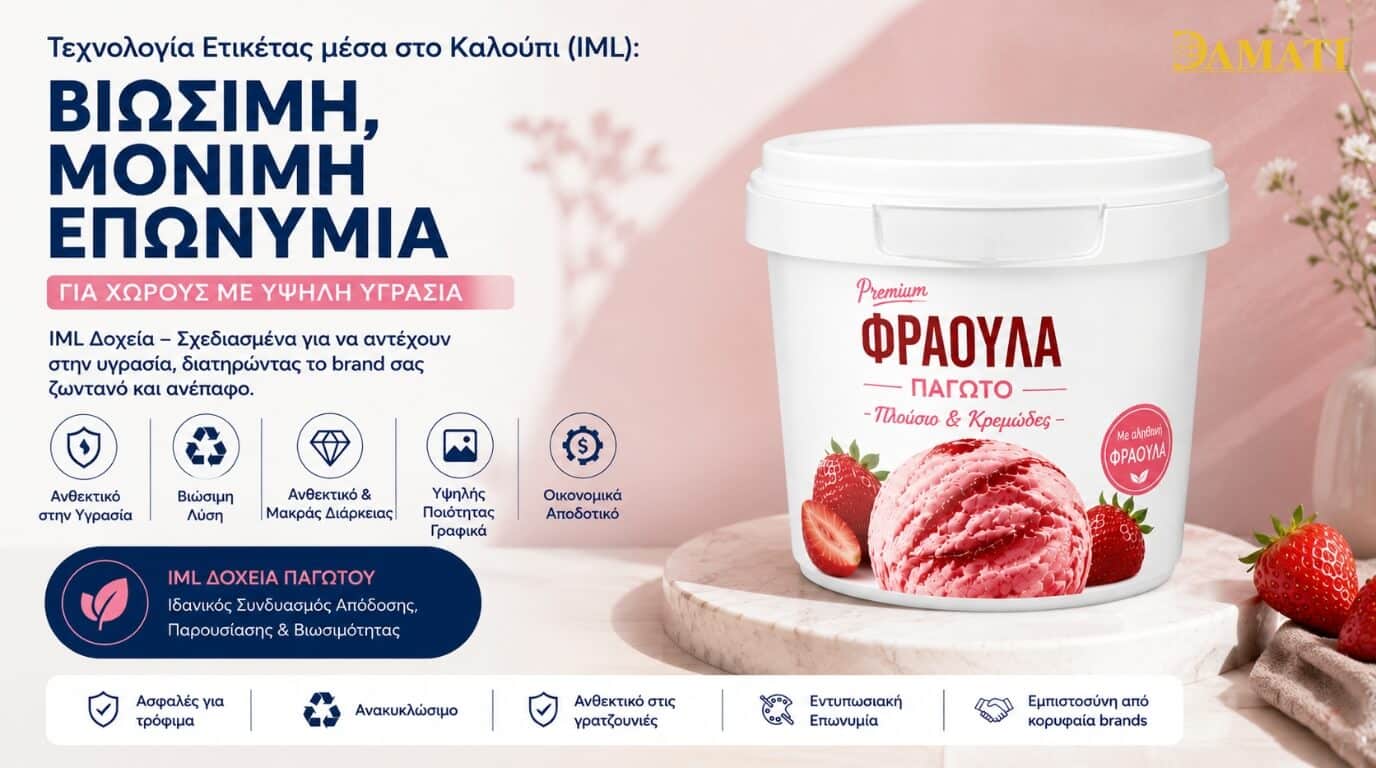 Τεχνολογία IML για Συσκευασίες Τροφίμων - Damati