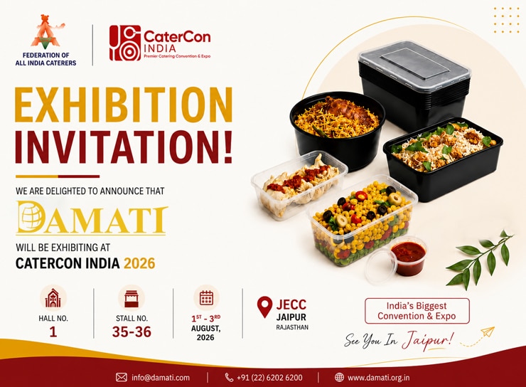 CaterCon India 2026 event invitation card - Event