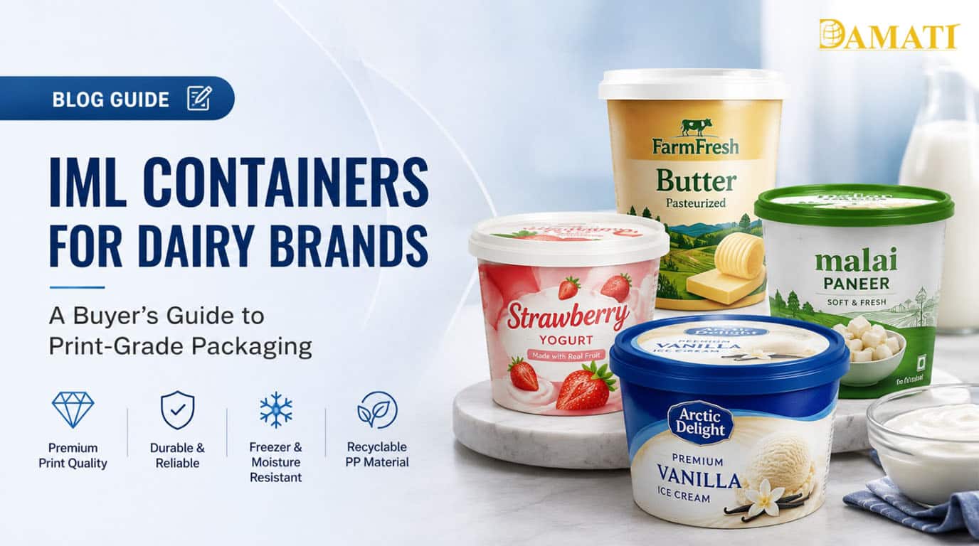 IML Containers for Dairy Brands - Damati
