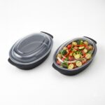 Cherry Series 600 ml Oval PP Plastic Food Container - Damati