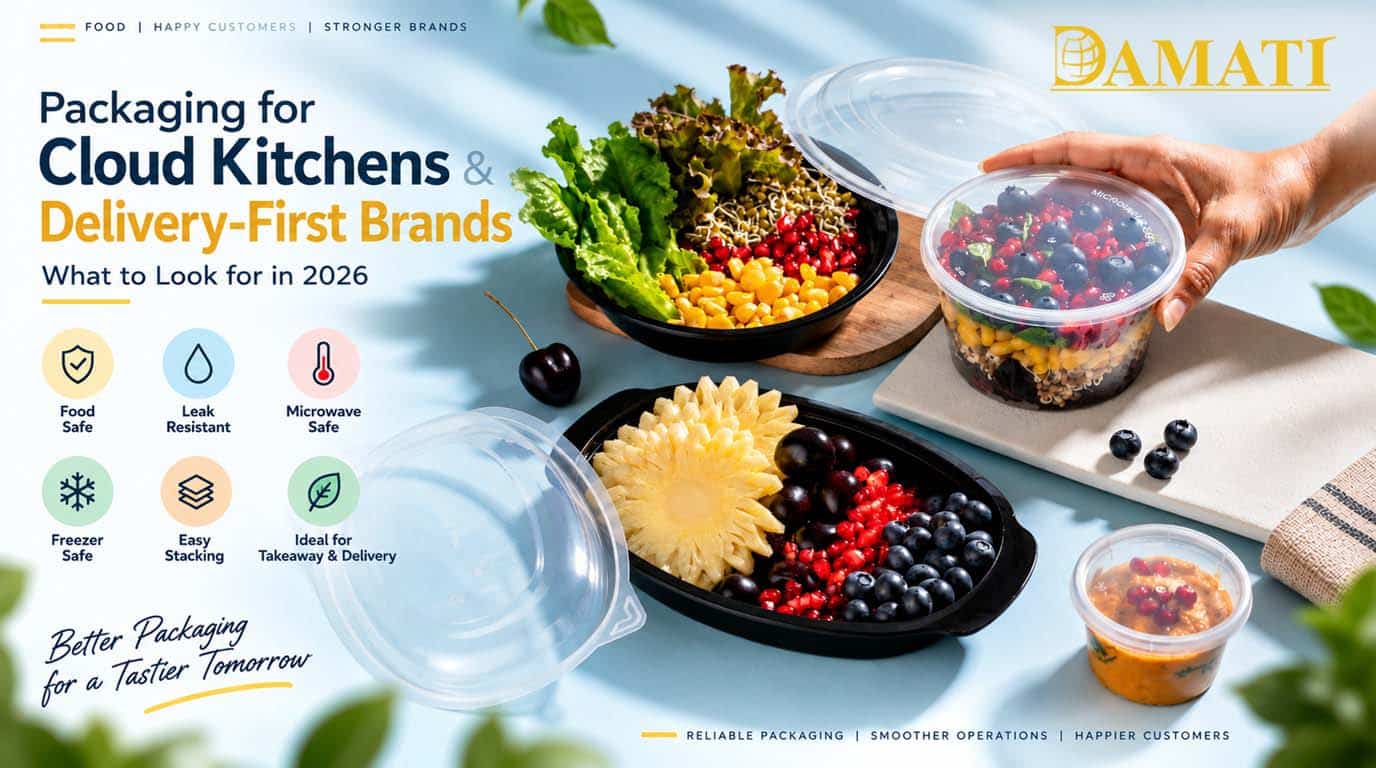 Food Packaging for Cloud Kitchens - Damati