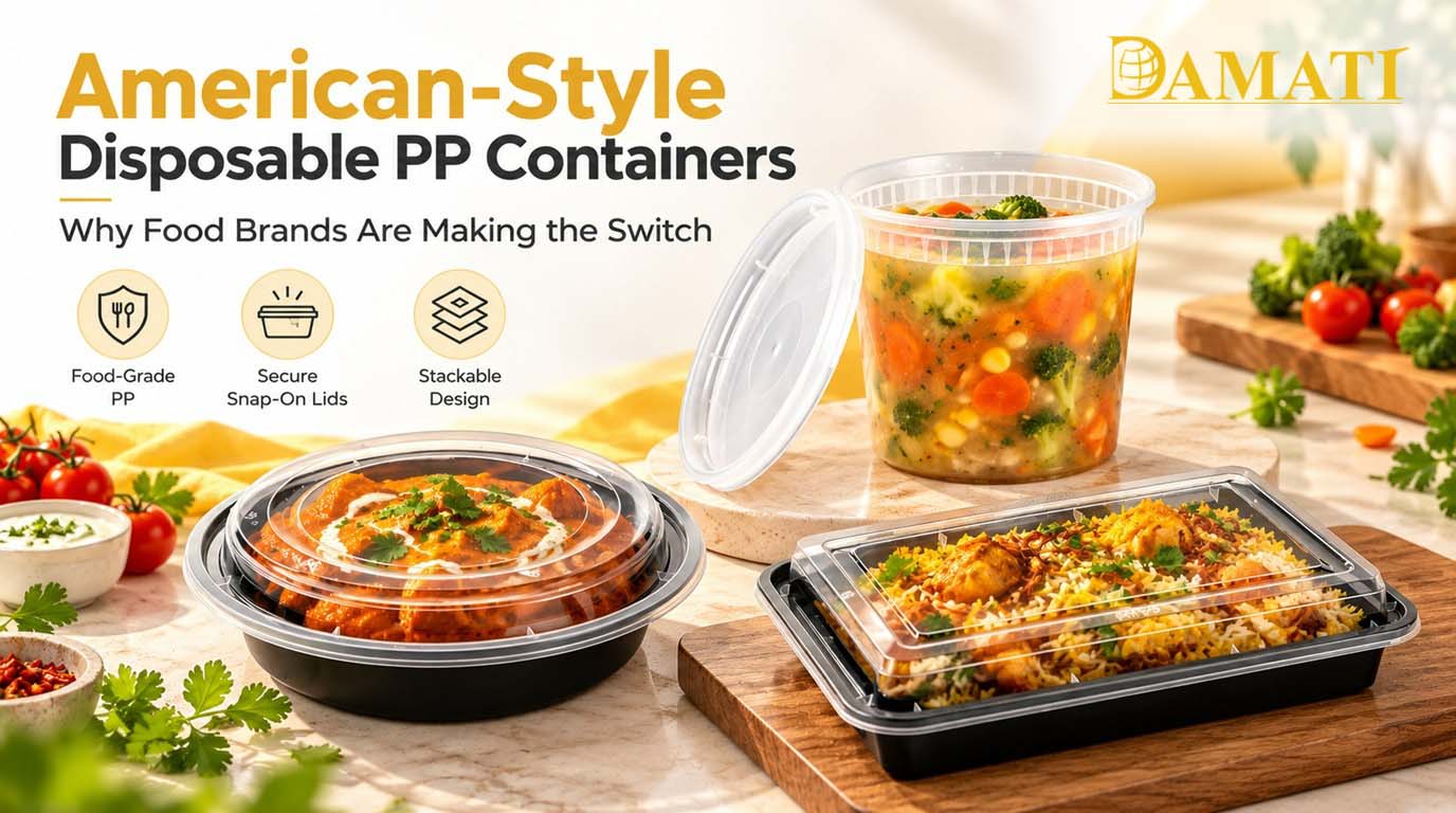 American Style PP Containers - Damati