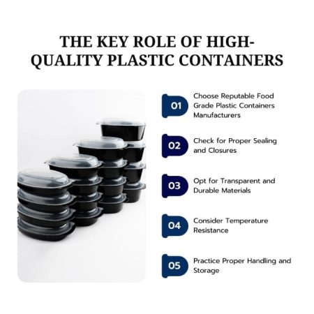 Key Role of High-Quality Plastic Containers - Damati